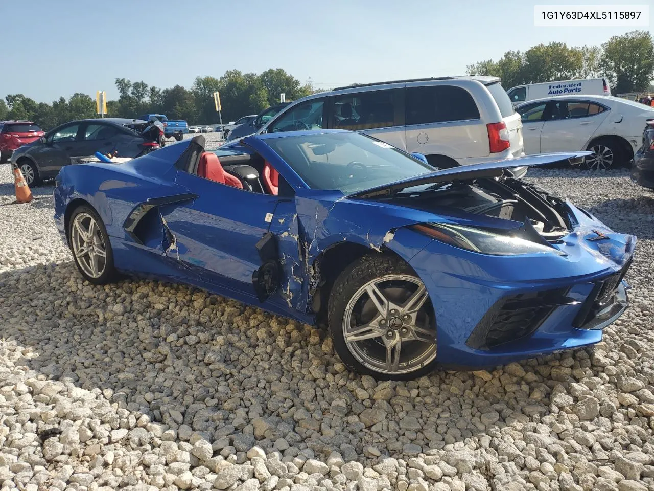 1G1Y63D4XL5115897 2020 Chevrolet Corvette Stingray 1Lt