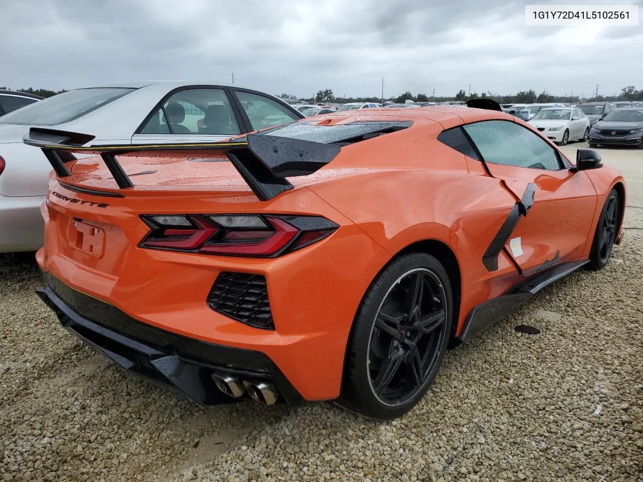 2020 Chevrolet Corvette Stingray 2Lt VIN: 1G1Y72D41L5102561 Lot: 74697964