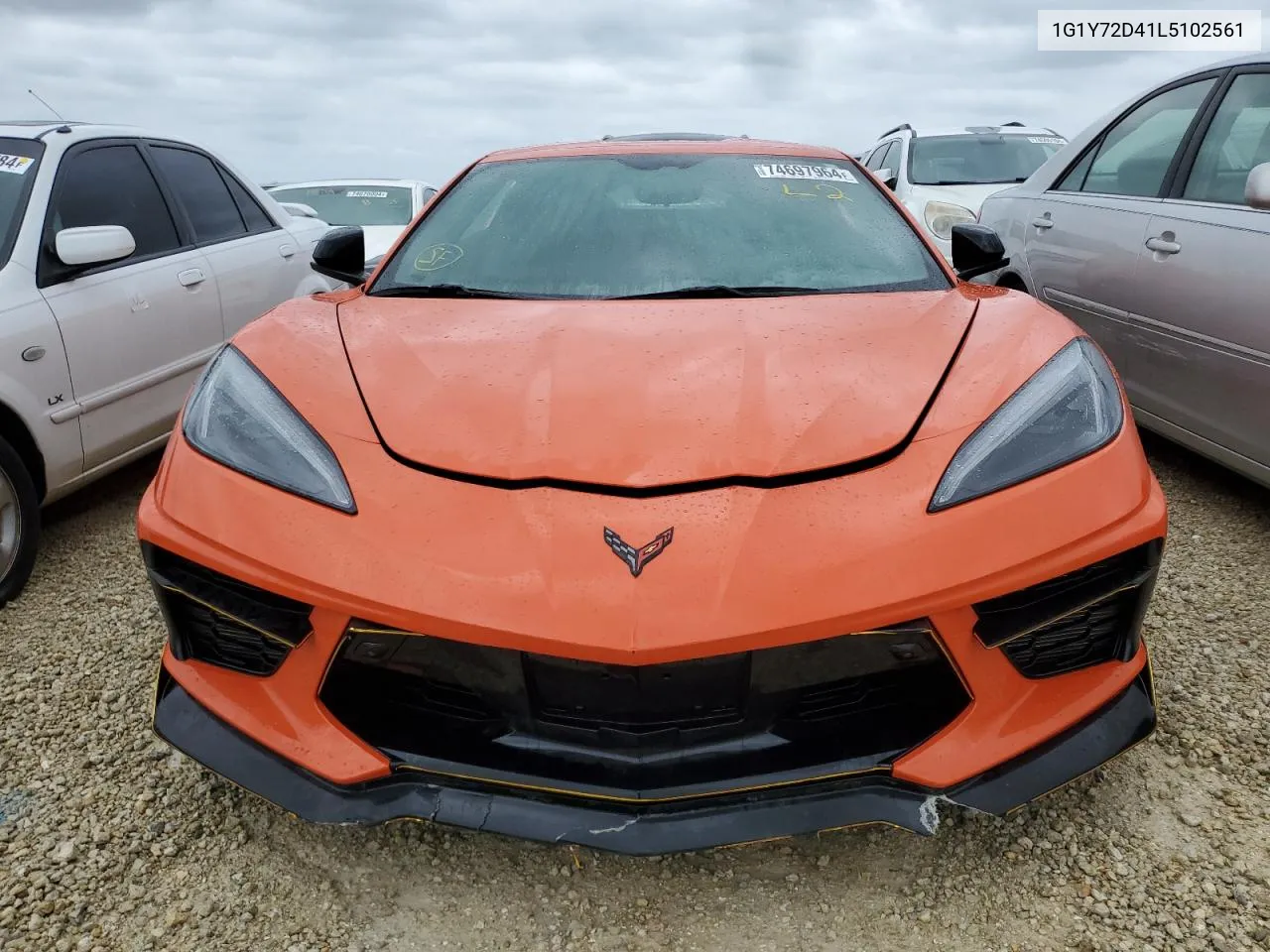 2020 Chevrolet Corvette Stingray 2Lt VIN: 1G1Y72D41L5102561 Lot: 74697964