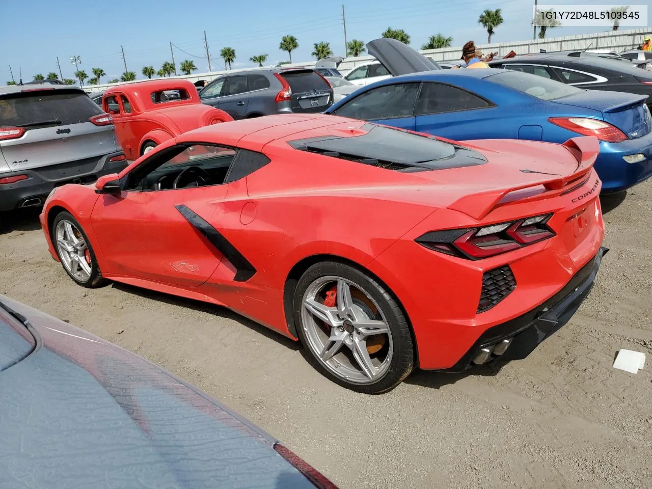 2020 Chevrolet Corvette Stingray 2Lt VIN: 1G1Y72D48L5103545 Lot: 75073914