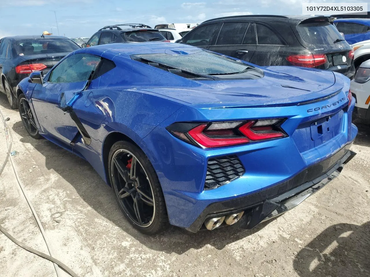 2020 Chevrolet Corvette Stingray 2Lt VIN: 1G1Y72D4XL5103305 Lot: 76020804