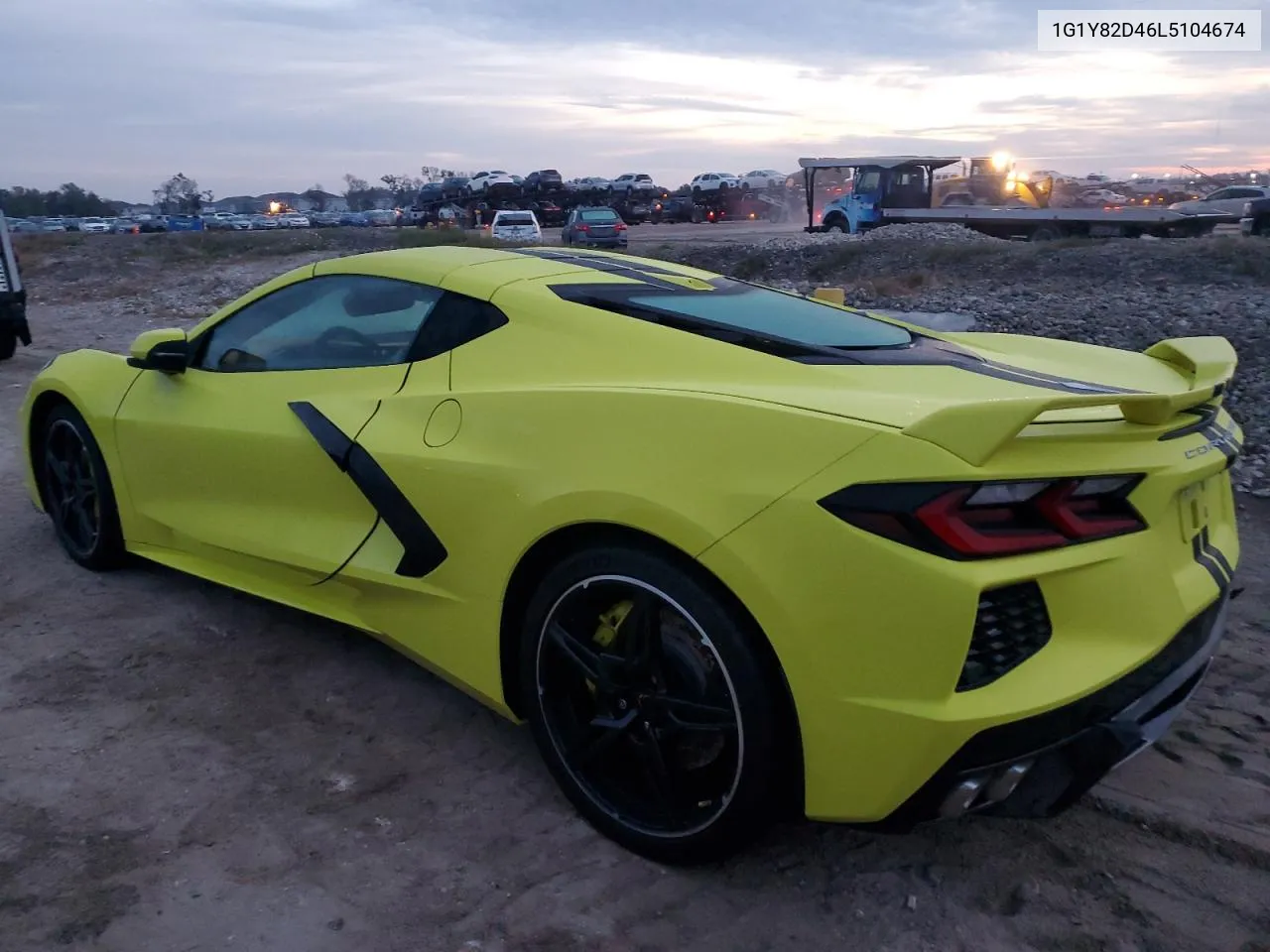 2020 Chevrolet Corvette Stingray 3Lt VIN: 1G1Y82D46L5104674 Lot: 78156124