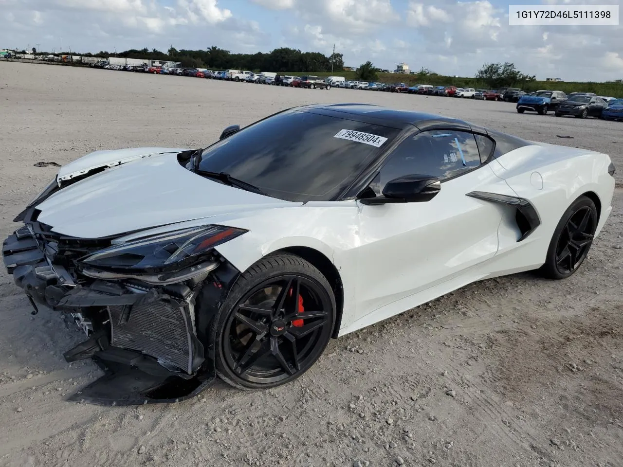 2020 Chevrolet Corvette Stingray 2Lt VIN: 1G1Y72D46L5111398 Lot: 79948504