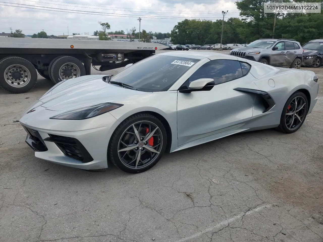 2021 Chevrolet Corvette Stingray 2Lt VIN: 1G1YB2D46M5122224 Lot: 64782884