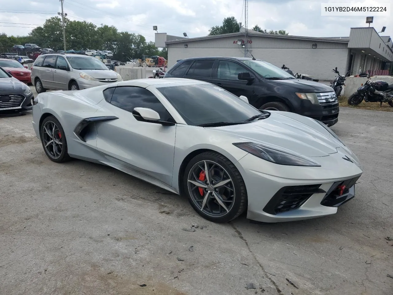 2021 Chevrolet Corvette Stingray 2Lt VIN: 1G1YB2D46M5122224 Lot: 64782884