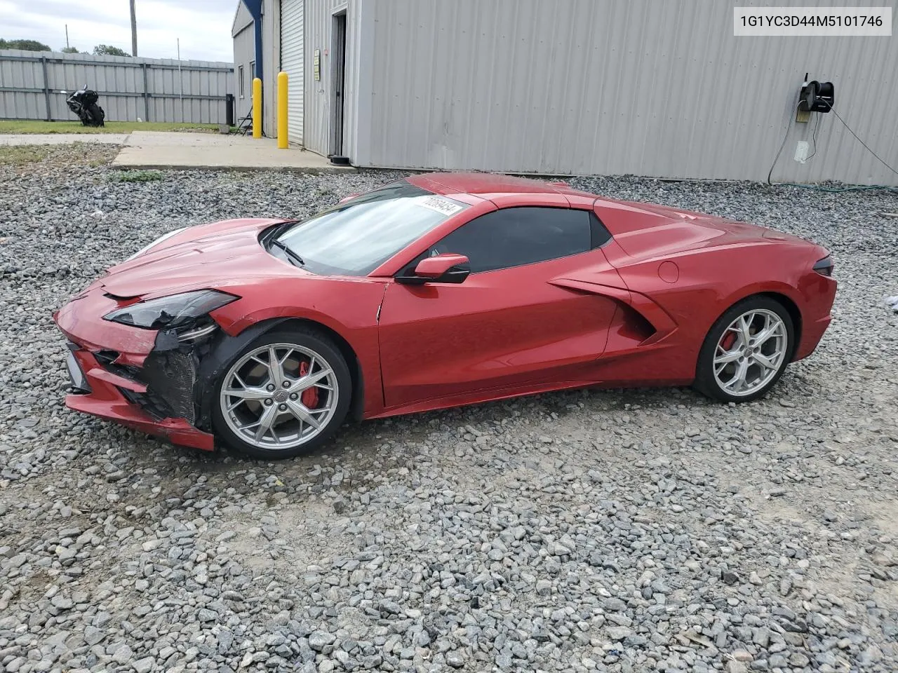 2021 Chevrolet Corvette Stingray 3Lt VIN: 1G1YC3D44M5101746 Lot: 70269454