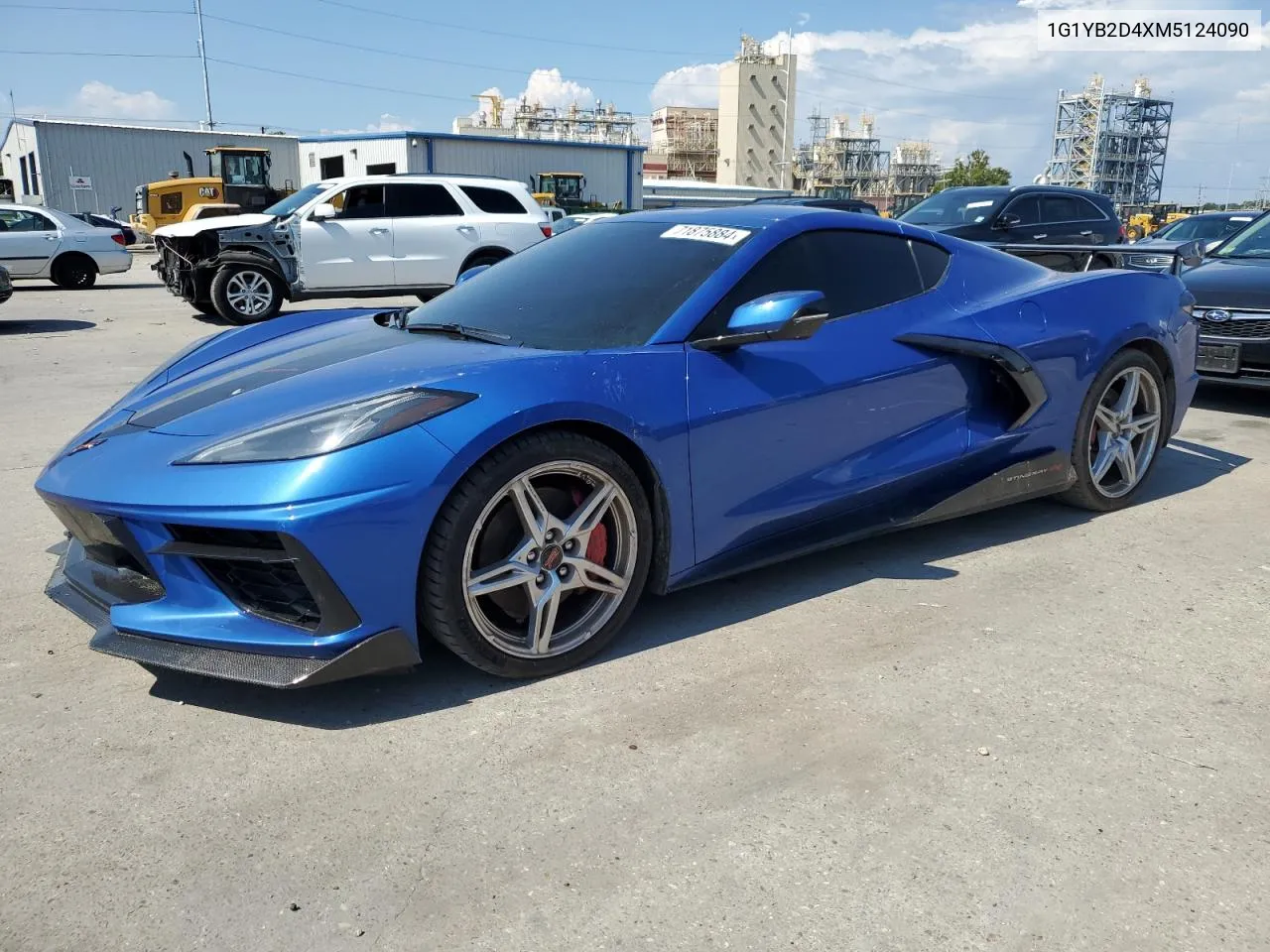 2021 Chevrolet Corvette Stingray 2Lt VIN: 1G1YB2D4XM5124090 Lot: 71875884