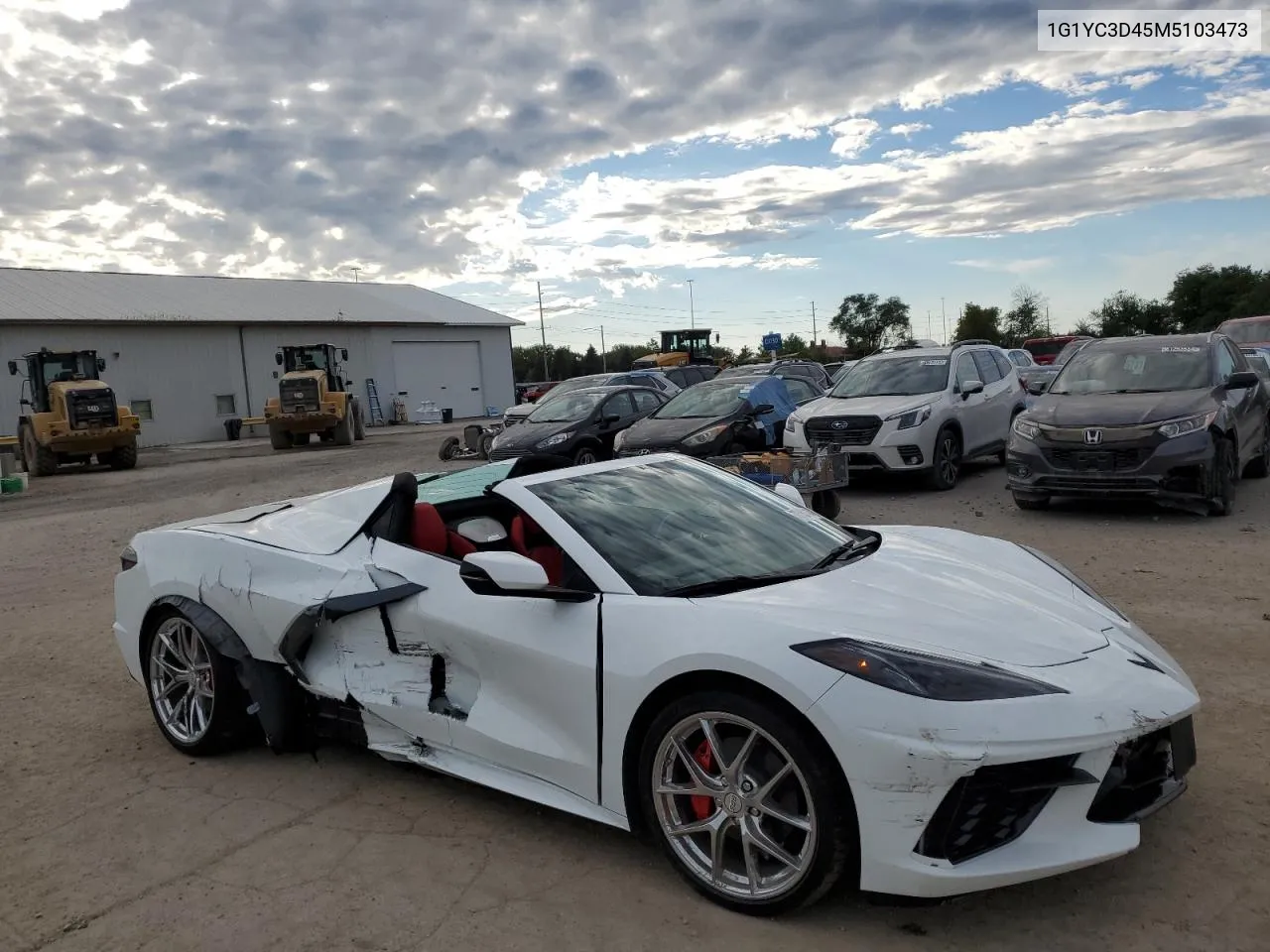 2021 Chevrolet Corvette Stingray 3Lt VIN: 1G1YC3D45M5103473 Lot: 72562414