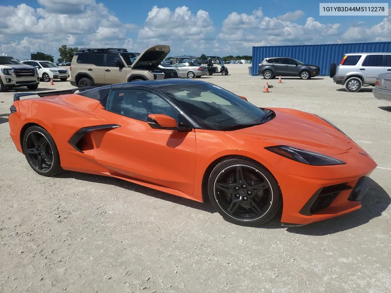 2021 Chevrolet Corvette Stingray 2Lt VIN: 1G1YB3D44M5112278 Lot: 73729174