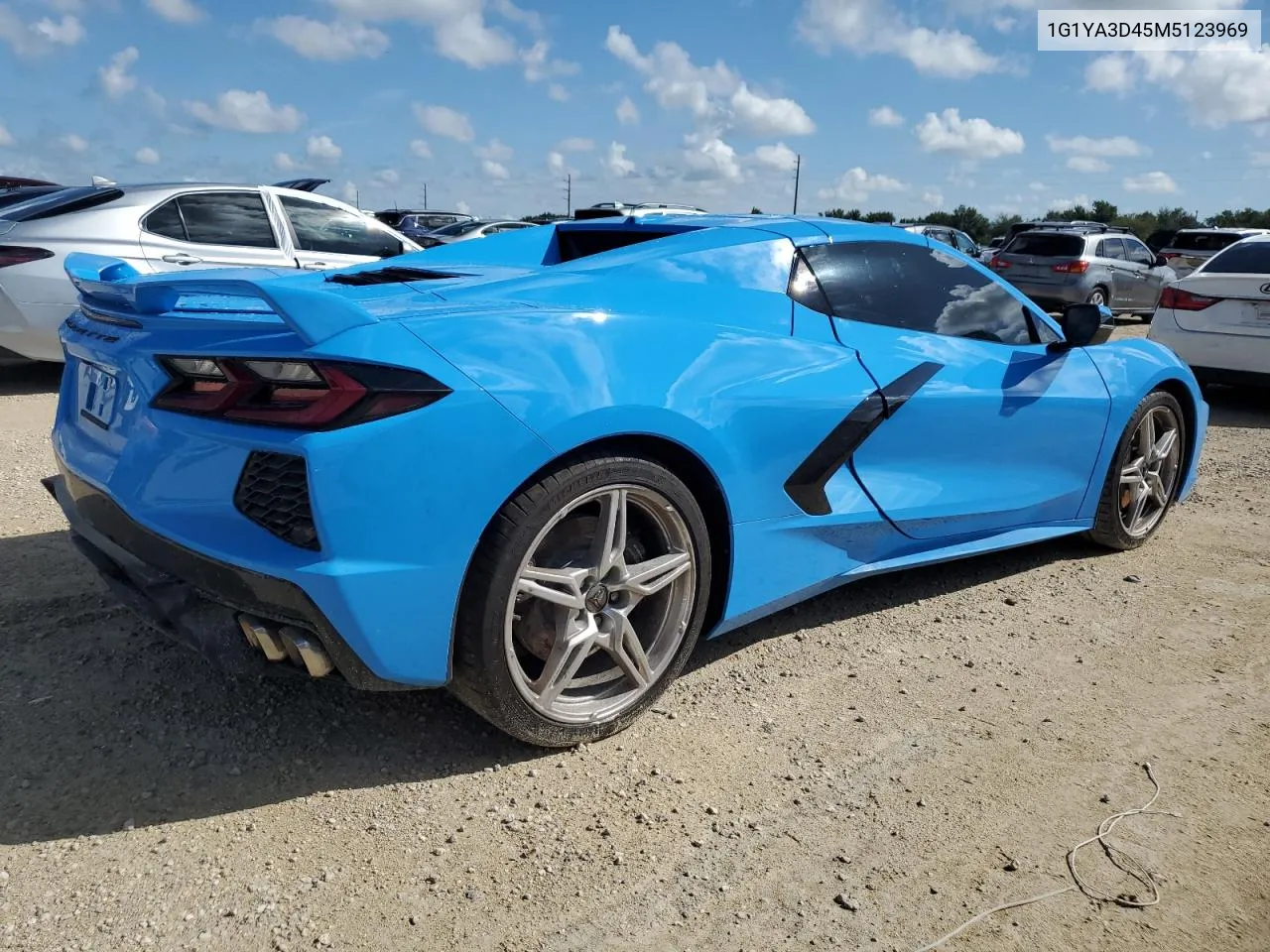 2021 Chevrolet Corvette Stingray 1Lt VIN: 1G1YA3D45M5123969 Lot: 73947164