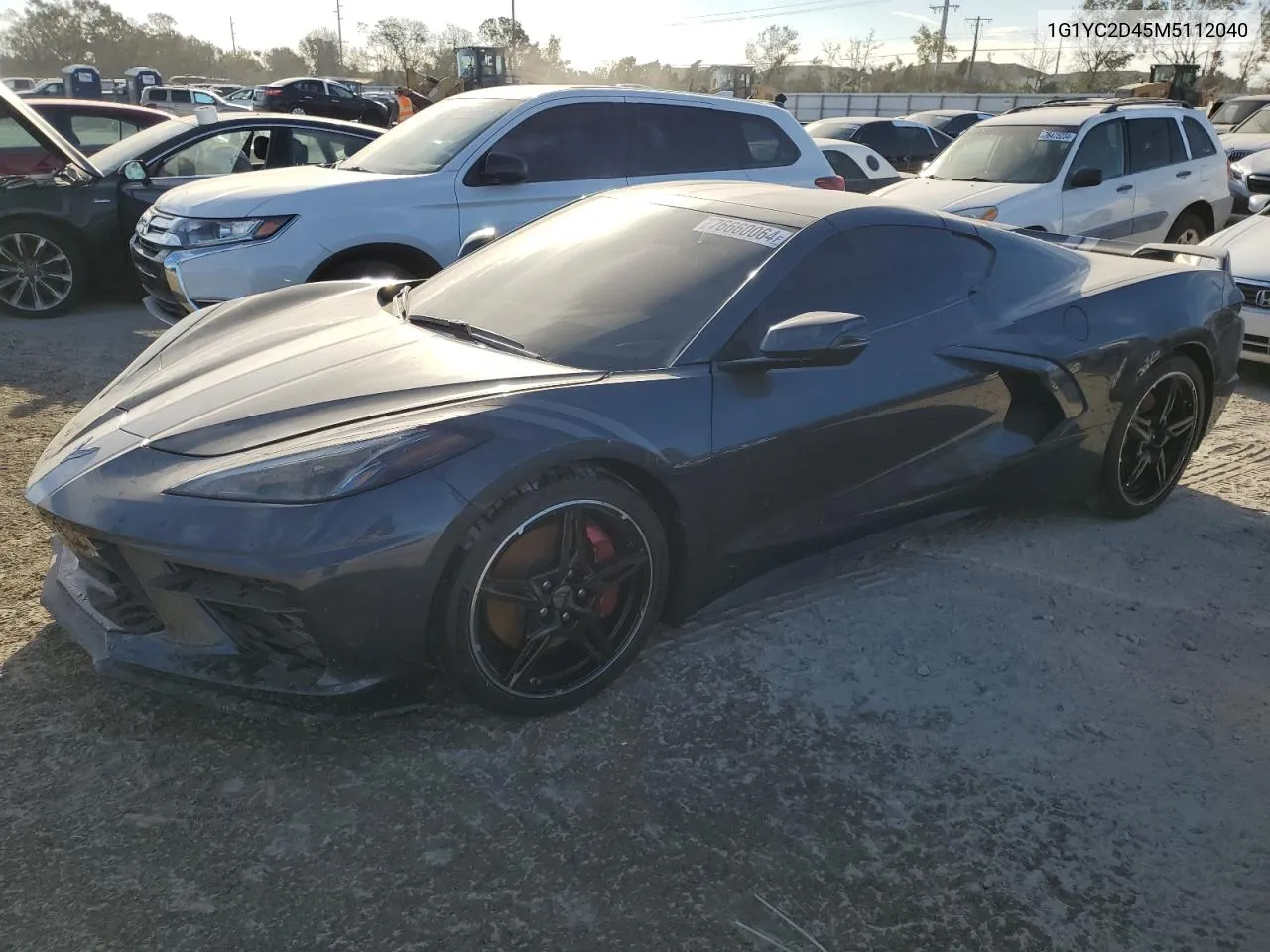 1G1YC2D45M5112040 2021 Chevrolet Corvette Stingray 3Lt