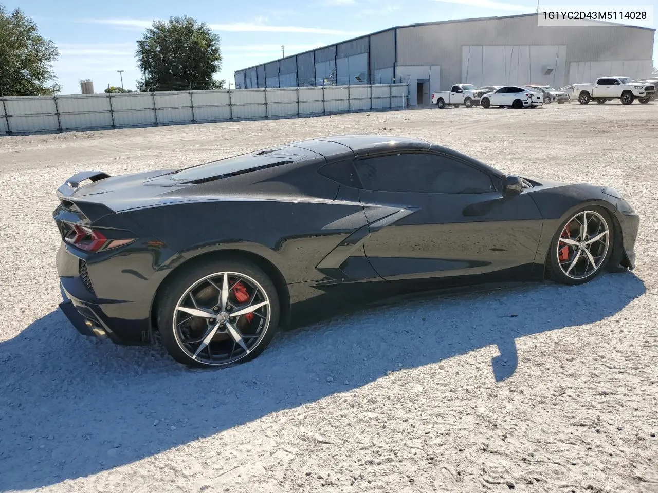 2021 Chevrolet Corvette Stingray 3Lt VIN: 1G1YC2D43M5114028 Lot: 77833474