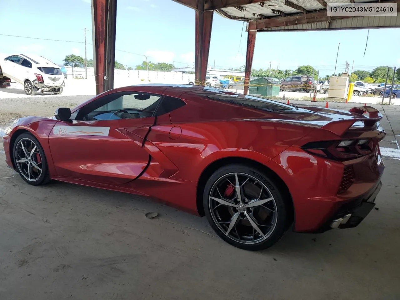 2021 Chevrolet Corvette Stingray 3Lt VIN: 1G1YC2D43M5124610 Lot: 79023594