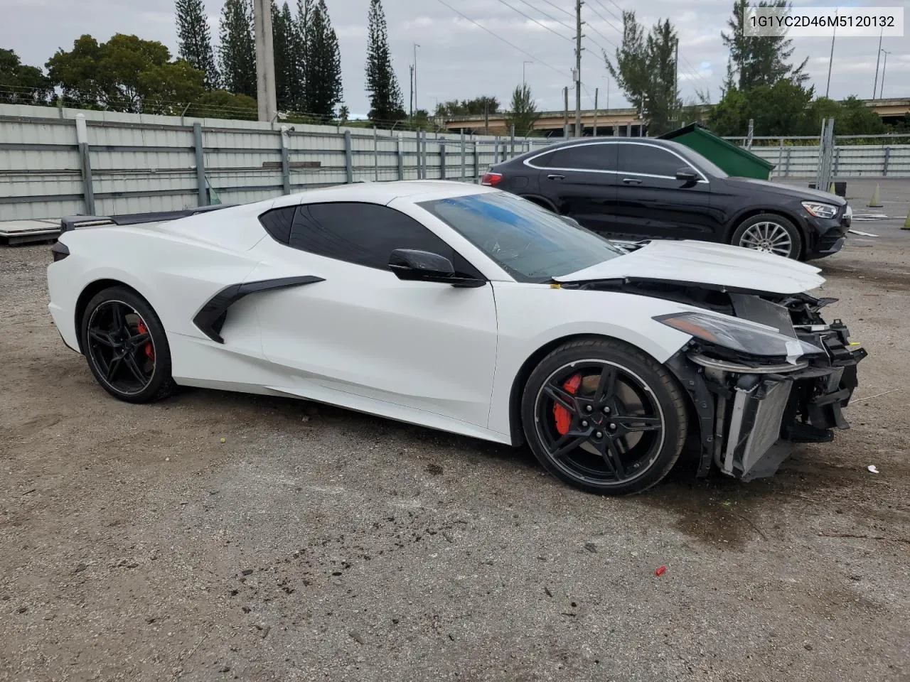 2021 Chevrolet Corvette Stingray 3Lt VIN: 1G1YC2D46M5120132 Lot: 80923944