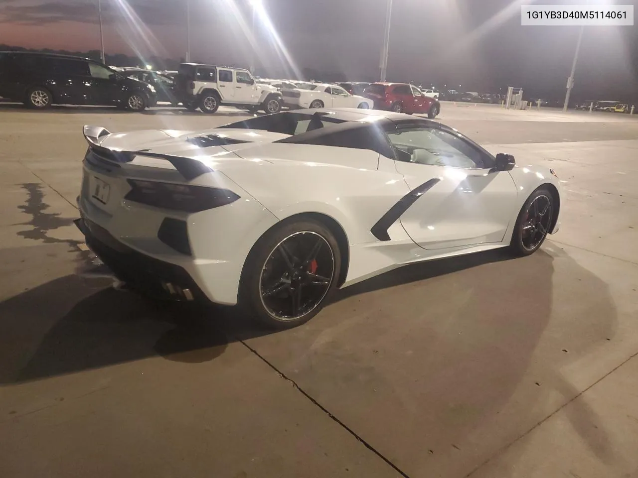 2021 Chevrolet Corvette Stingray 2Lt VIN: 1G1YB3D40M5114061 Lot: 81177374