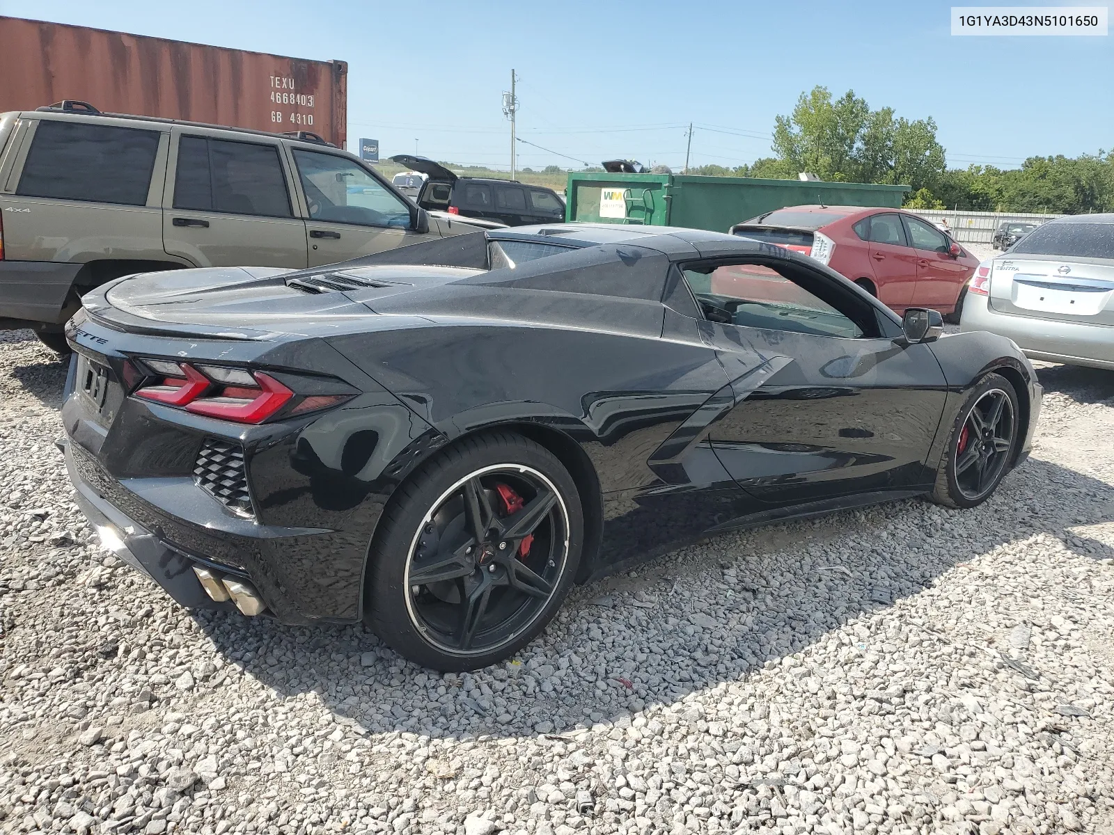 1G1YA3D43N5101650 2022 Chevrolet Corvette Stingray 1Lt