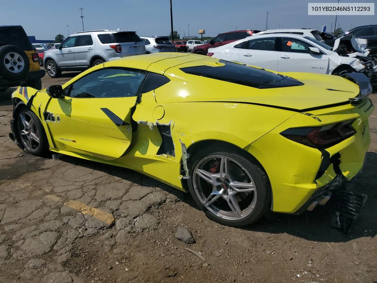 2022 Chevrolet Corvette Stingray 2Lt VIN: 1G1YB2D46N5112293 Lot: 68688434