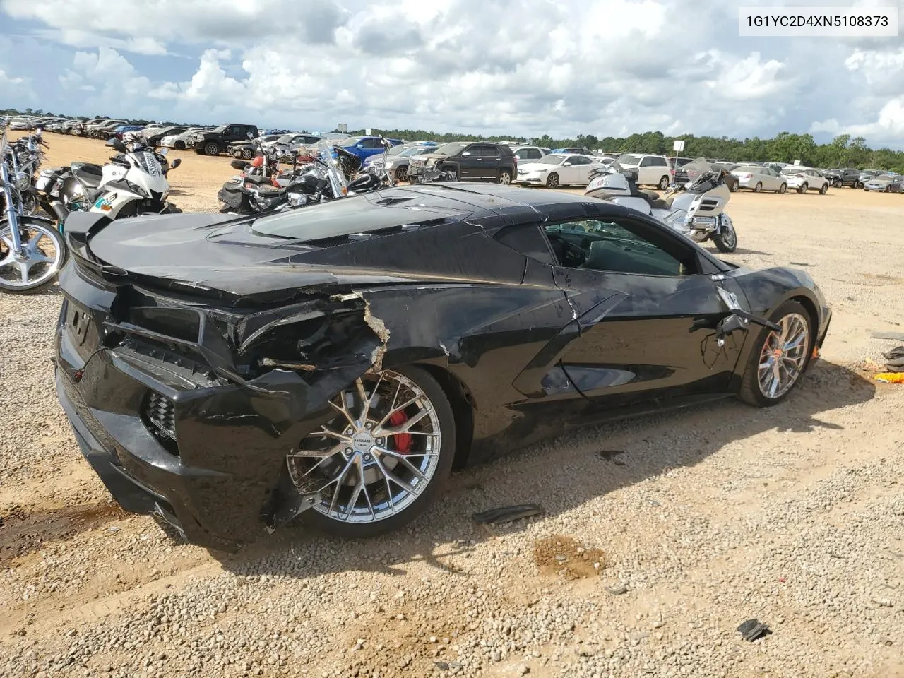 2022 Chevrolet Corvette Stingray 3Lt VIN: 1G1YC2D4XN5108373 Lot: 69487344