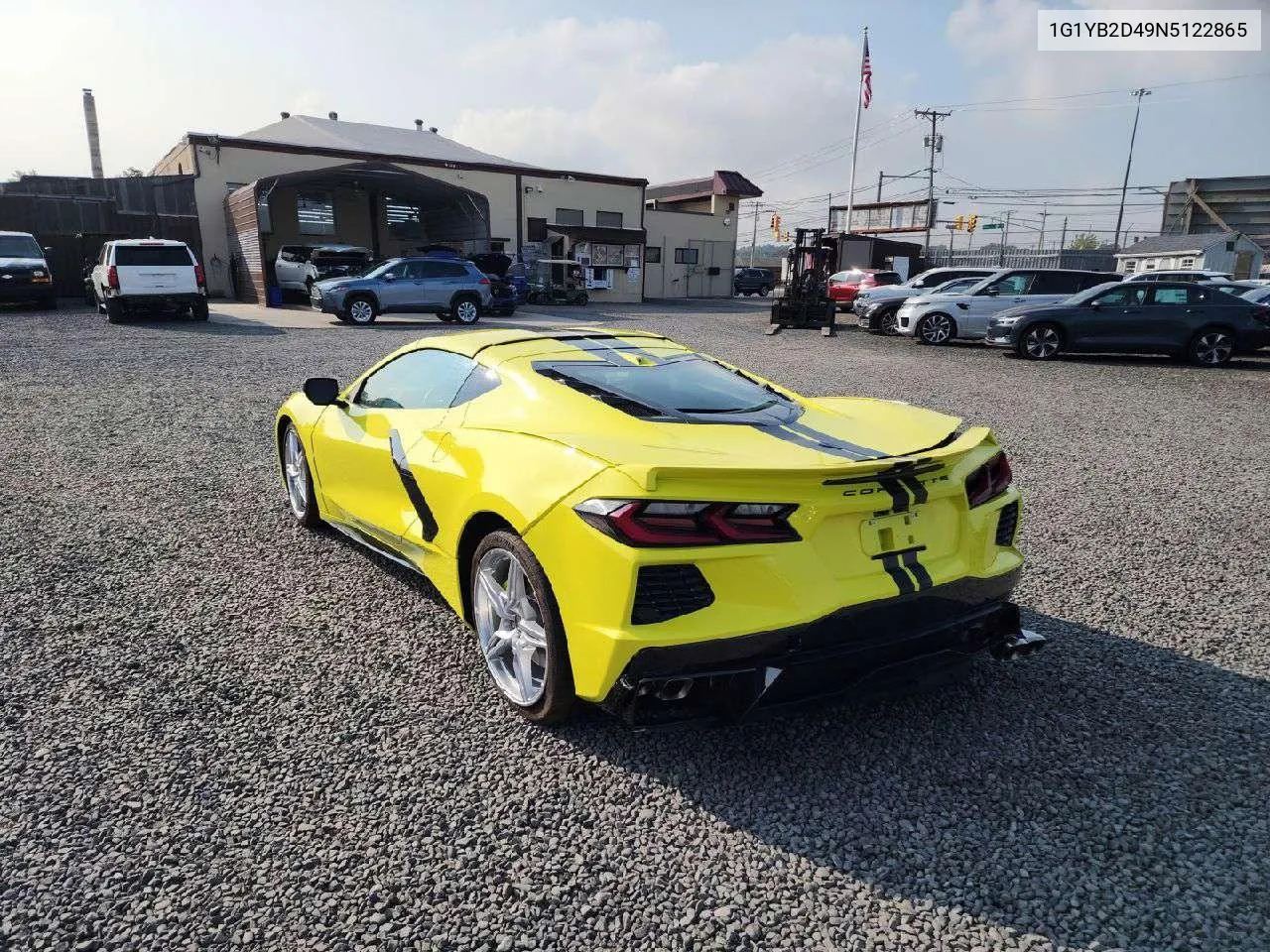 2022 Chevrolet Corvette Stingray 2Lt VIN: 1G1YB2D49N5122865 Lot: 69920124