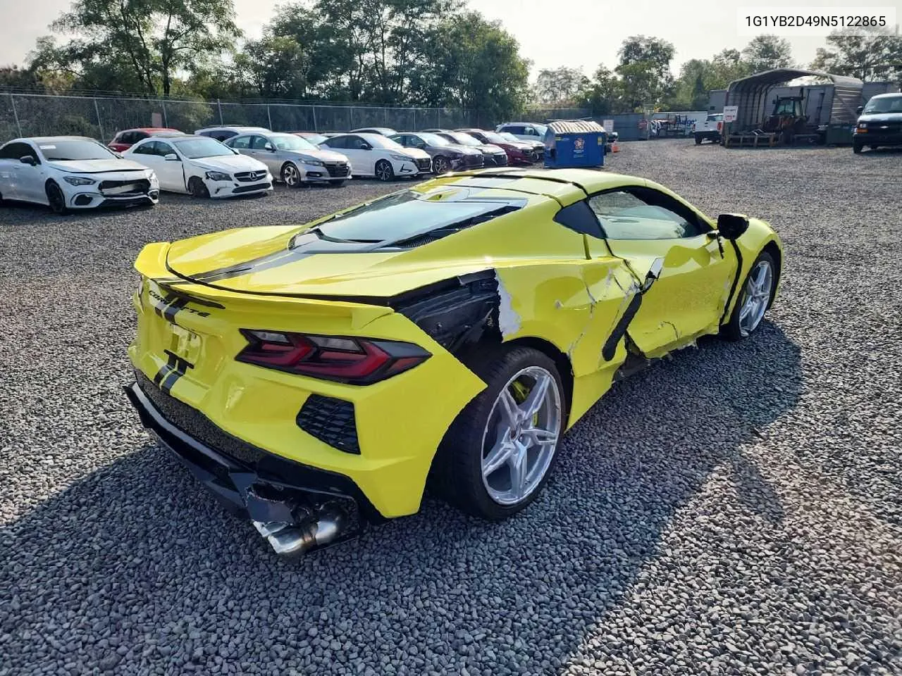 2022 Chevrolet Corvette Stingray 2Lt VIN: 1G1YB2D49N5122865 Lot: 69920124