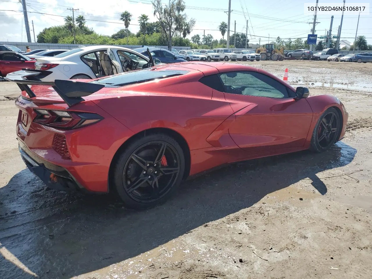 1G1YB2D46N5106817 2022 Chevrolet Corvette Stingray 2Lt