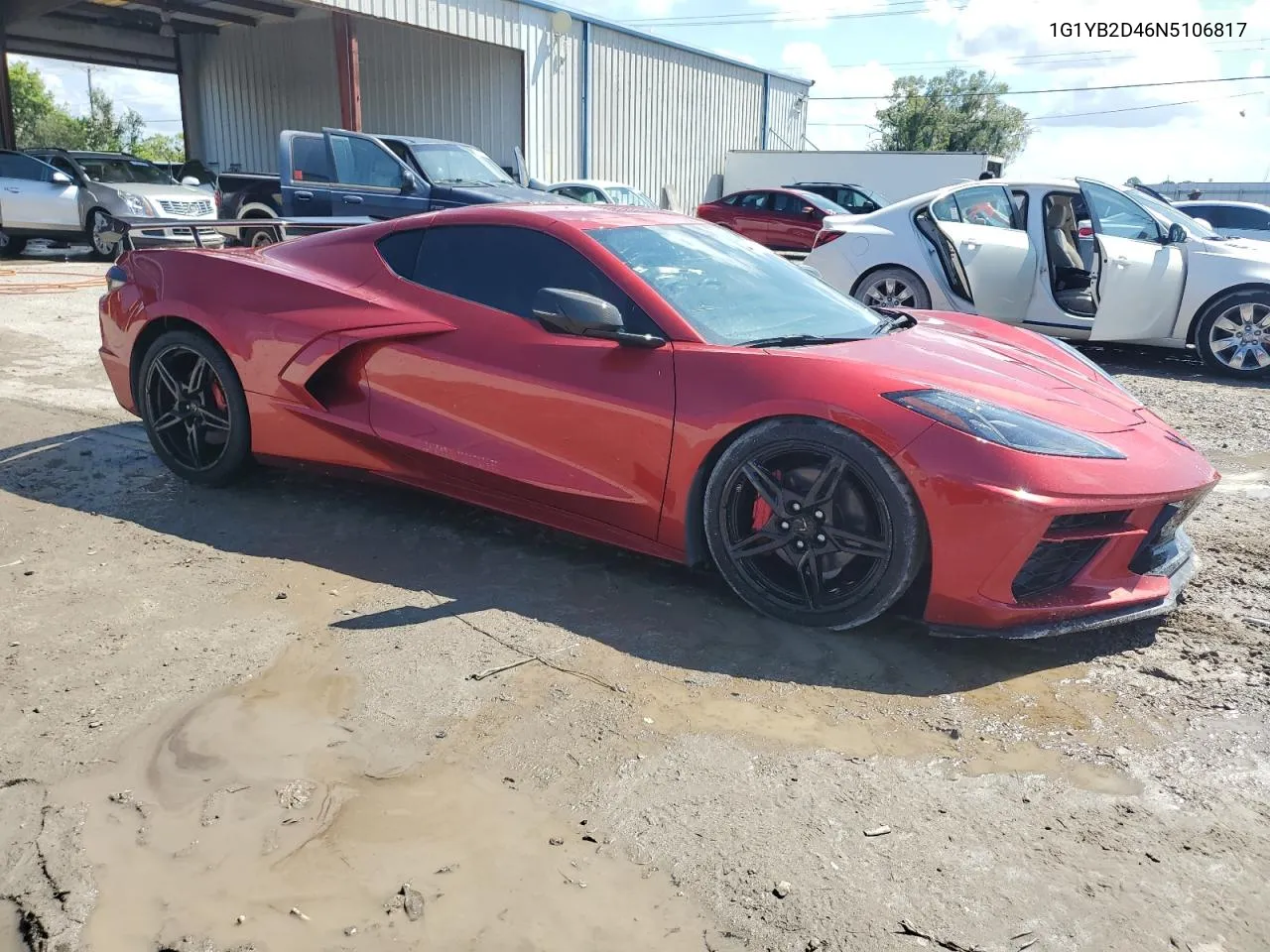 2022 Chevrolet Corvette Stingray 2Lt VIN: 1G1YB2D46N5106817 Lot: 73653174