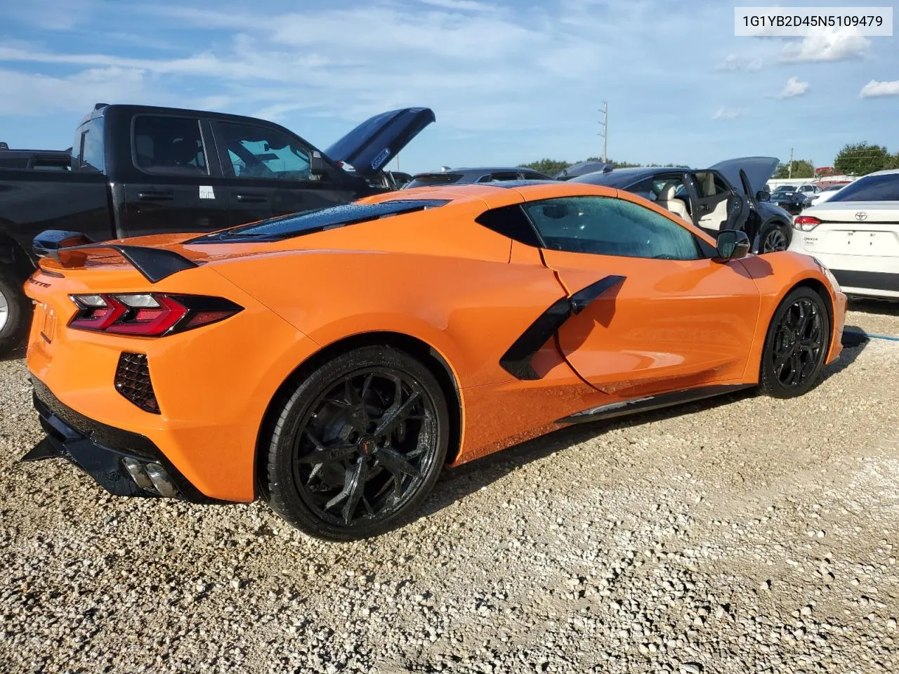 2022 Chevrolet Corvette Stingray 2Lt VIN: 1G1YB2D45N5109479 Lot: 73855104