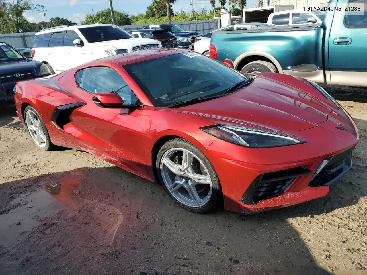 2022 Chevrolet Corvette Stingray 1Lt VIN: 1G1YA2D40N5121235 Lot: 74061694