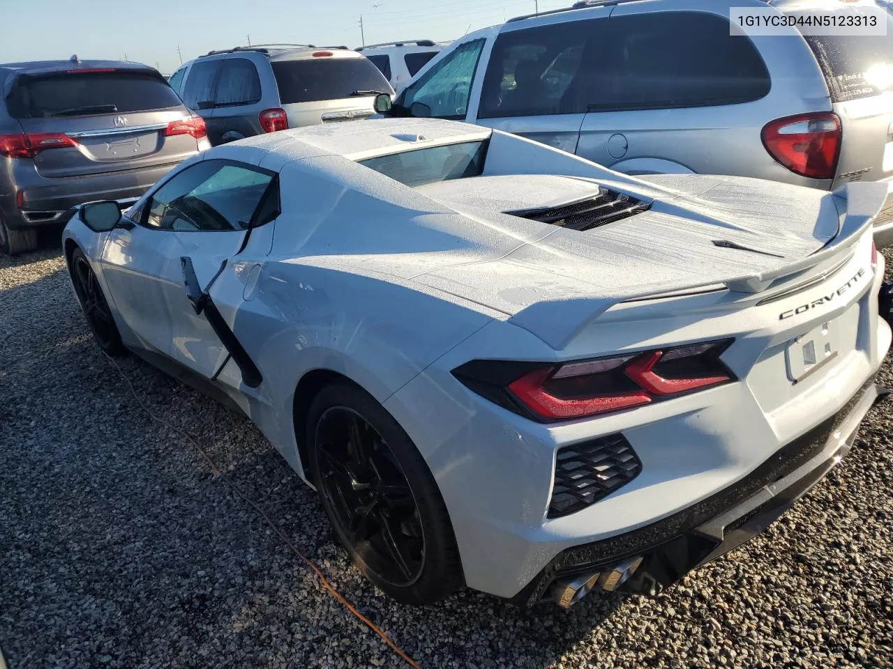 2022 Chevrolet Corvette Stingray 3Lt VIN: 1G1YC3D44N5123313 Lot: 74459254