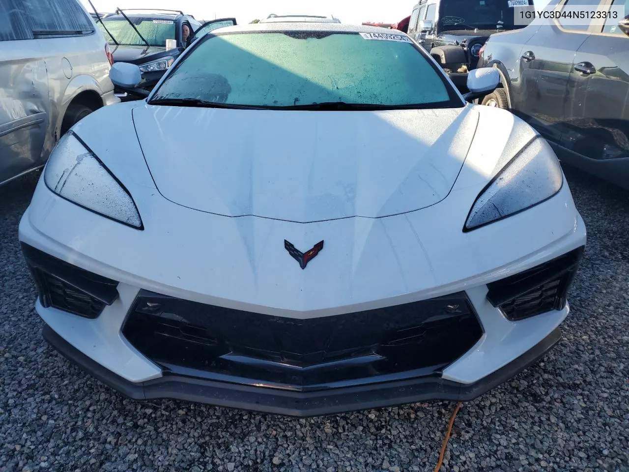 2022 Chevrolet Corvette Stingray 3Lt VIN: 1G1YC3D44N5123313 Lot: 74459254