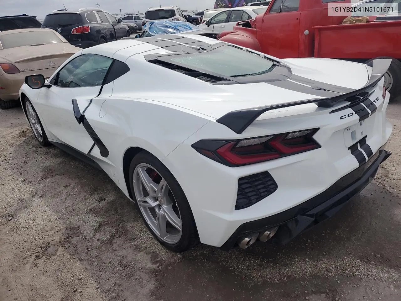 2022 Chevrolet Corvette Stingray 2Lt VIN: 1G1YB2D41N5101671 Lot: 74717954