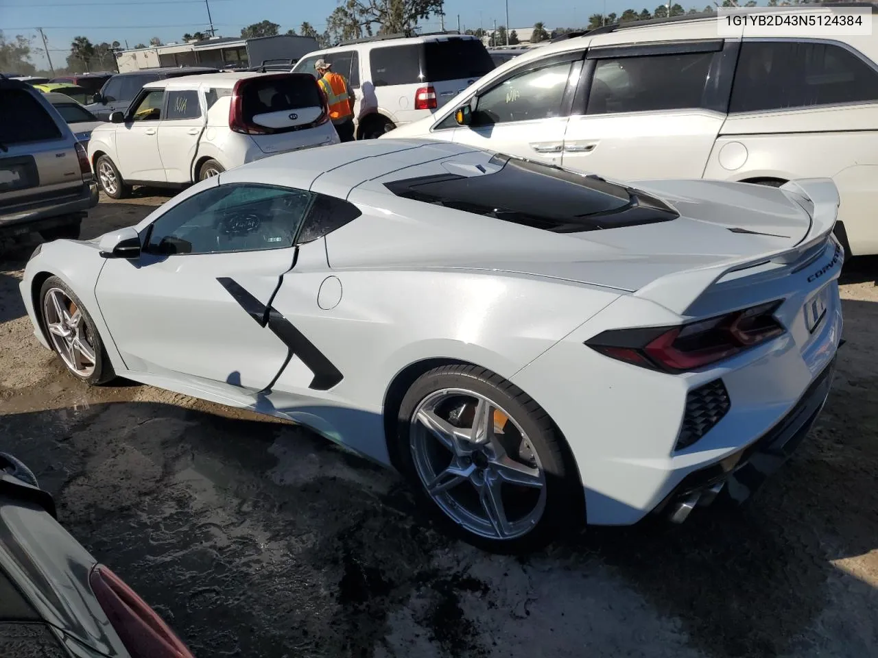 2022 Chevrolet Corvette Stingray 2Lt VIN: 1G1YB2D43N5124384 Lot: 75195194