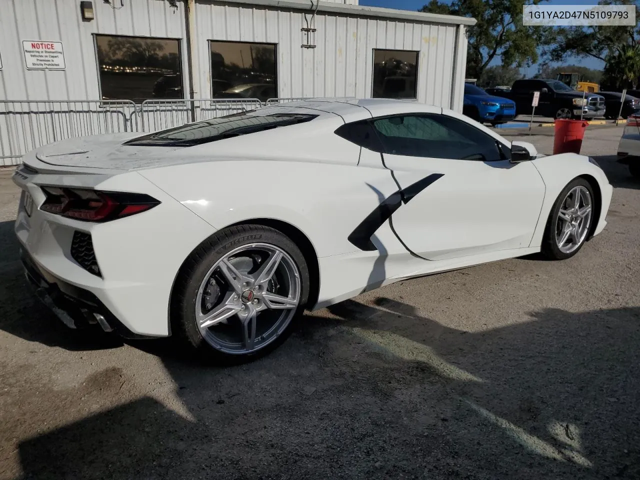 1G1YA2D47N5109793 2022 Chevrolet Corvette Stingray 1Lt