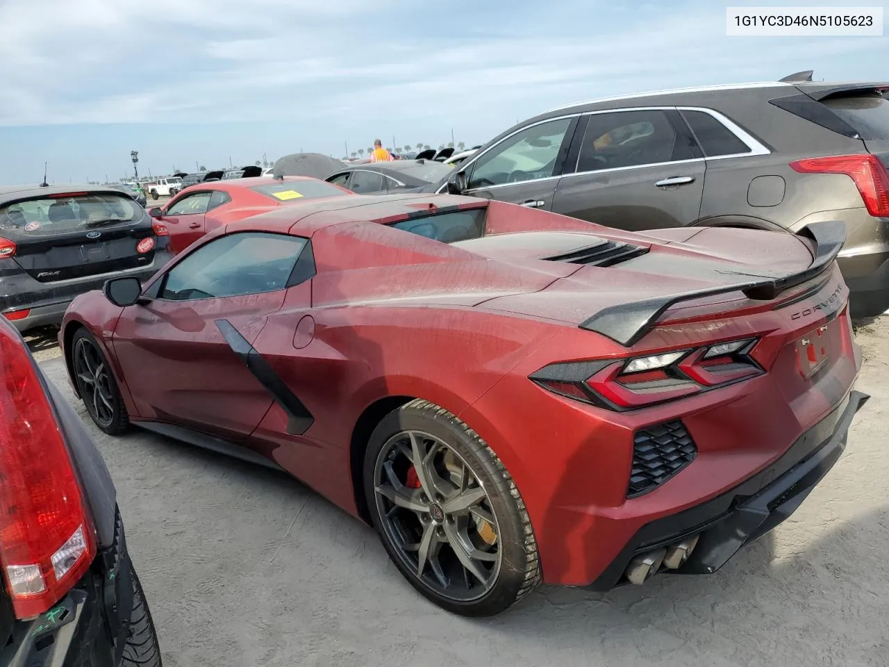 2022 Chevrolet Corvette Stingray 3Lt VIN: 1G1YC3D46N5105623 Lot: 76232764