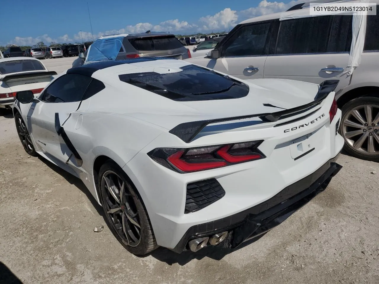 2022 Chevrolet Corvette Stingray 2Lt VIN: 1G1YB2D49N5123014 Lot: 76504664