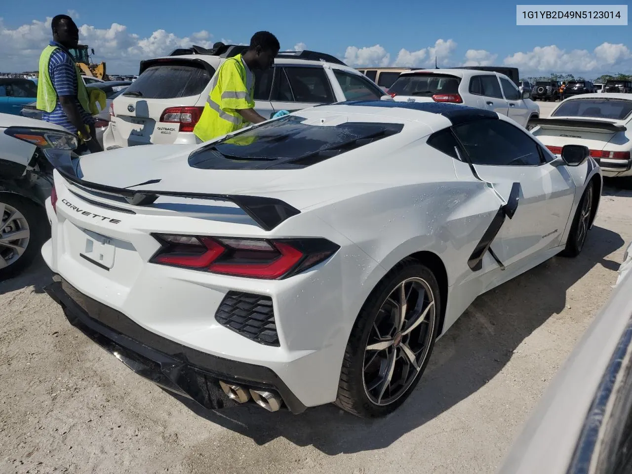 2022 Chevrolet Corvette Stingray 2Lt VIN: 1G1YB2D49N5123014 Lot: 76504664