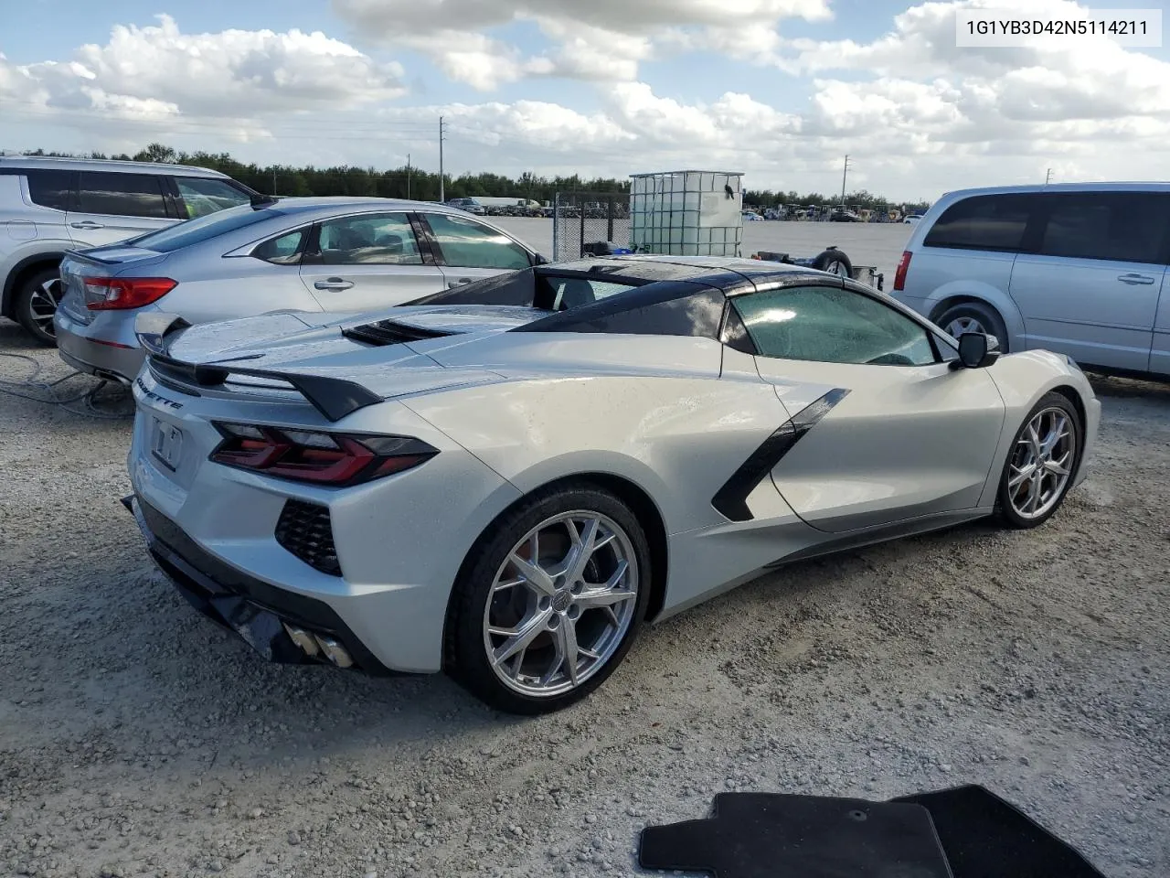 2022 Chevrolet Corvette Stingray 2Lt VIN: 1G1YB3D42N5114211 Lot: 80457174