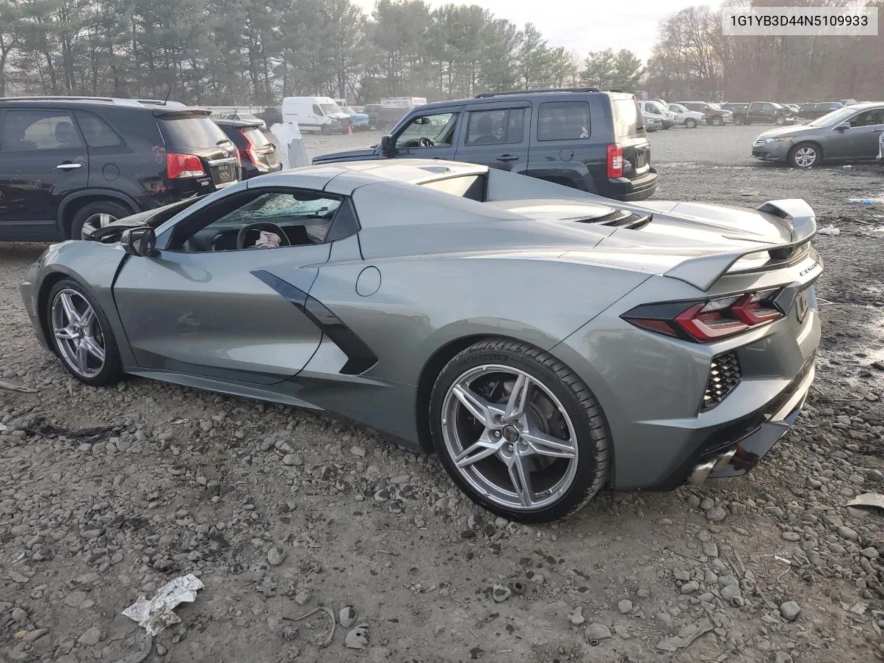 2022 Chevrolet Corvette Stingray 2Lt VIN: 1G1YB3D44N5109933 Lot: 81133514