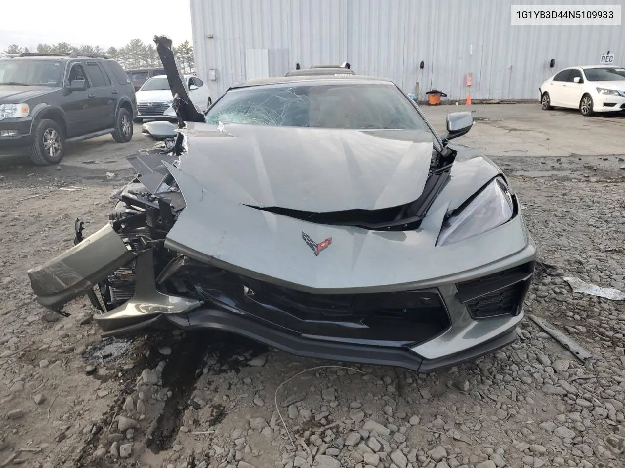 2022 Chevrolet Corvette Stingray 2Lt VIN: 1G1YB3D44N5109933 Lot: 81133514