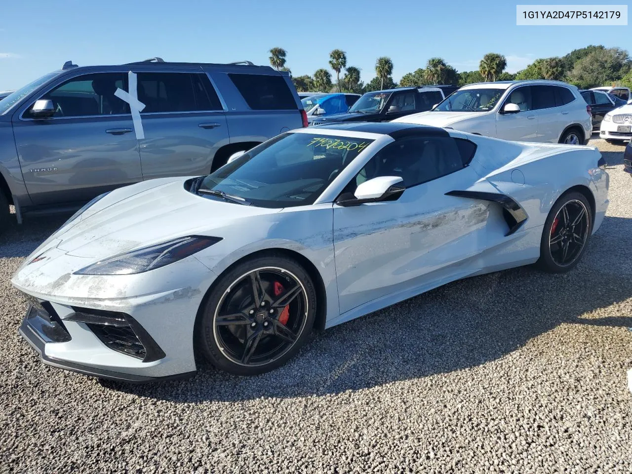 2023 Chevrolet Corvette Stingray 1Lt VIN: 1G1YA2D47P5142179 Lot: 74070204