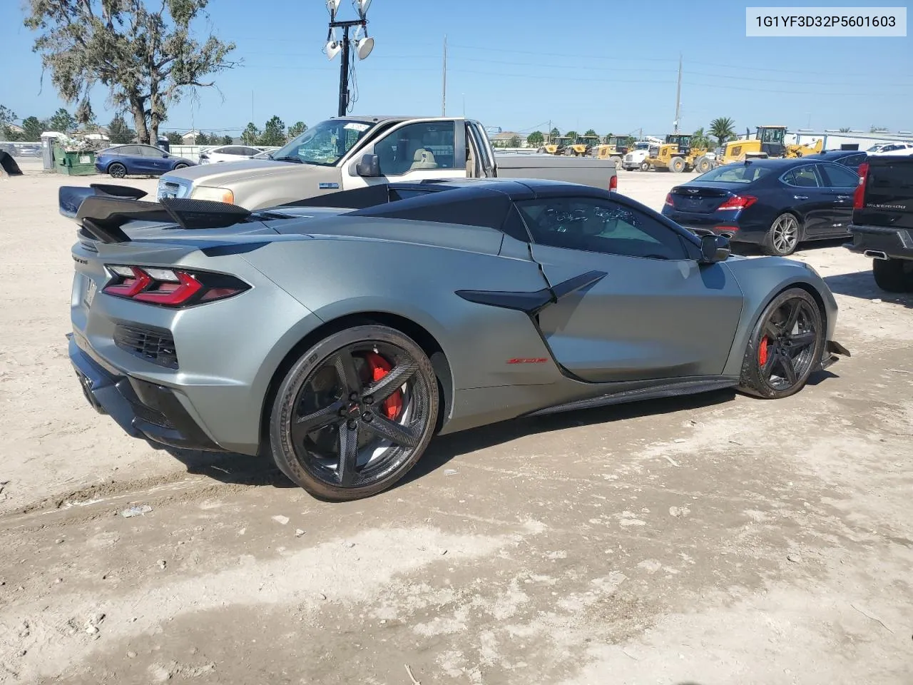 2023 Chevrolet Corvette Z06 3Lz VIN: 1G1YF3D32P5601603 Lot: 75655374