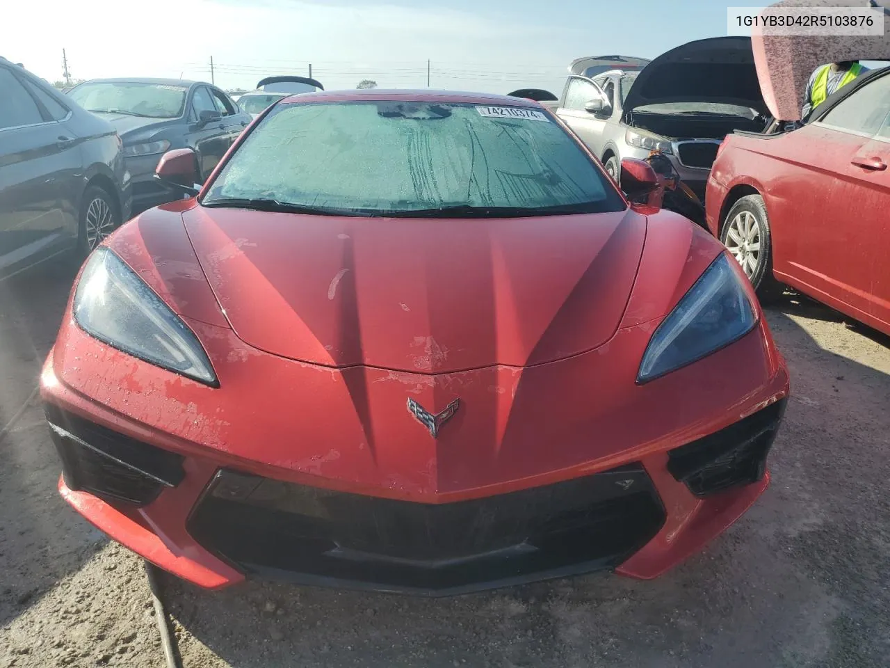 2024 Chevrolet Corvette Stingray 2Lt VIN: 1G1YB3D42R5103876 Lot: 74210374