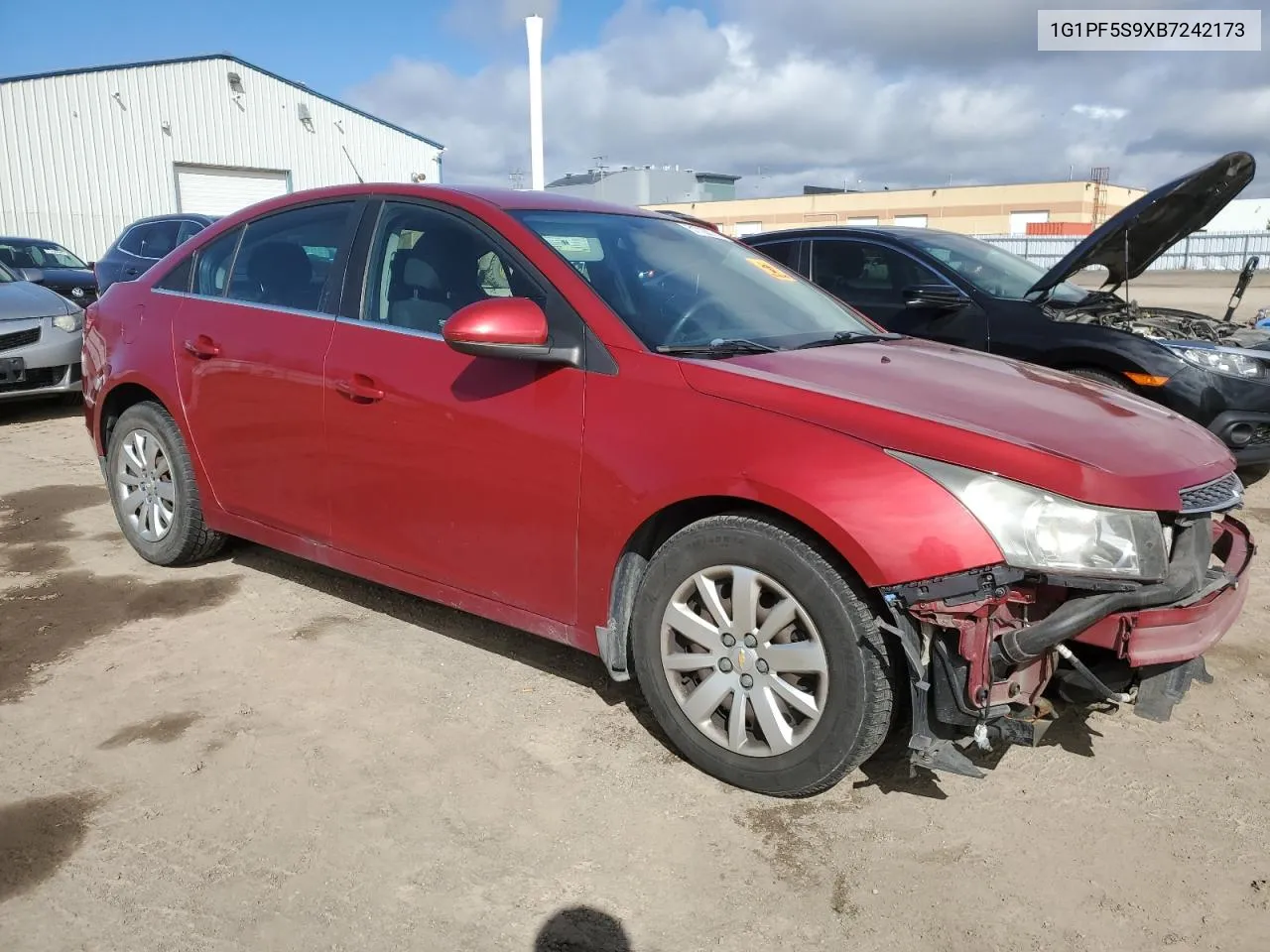 2011 Chevrolet Cruze Lt VIN: 1G1PF5S9XB7242173 Lot: 51723574