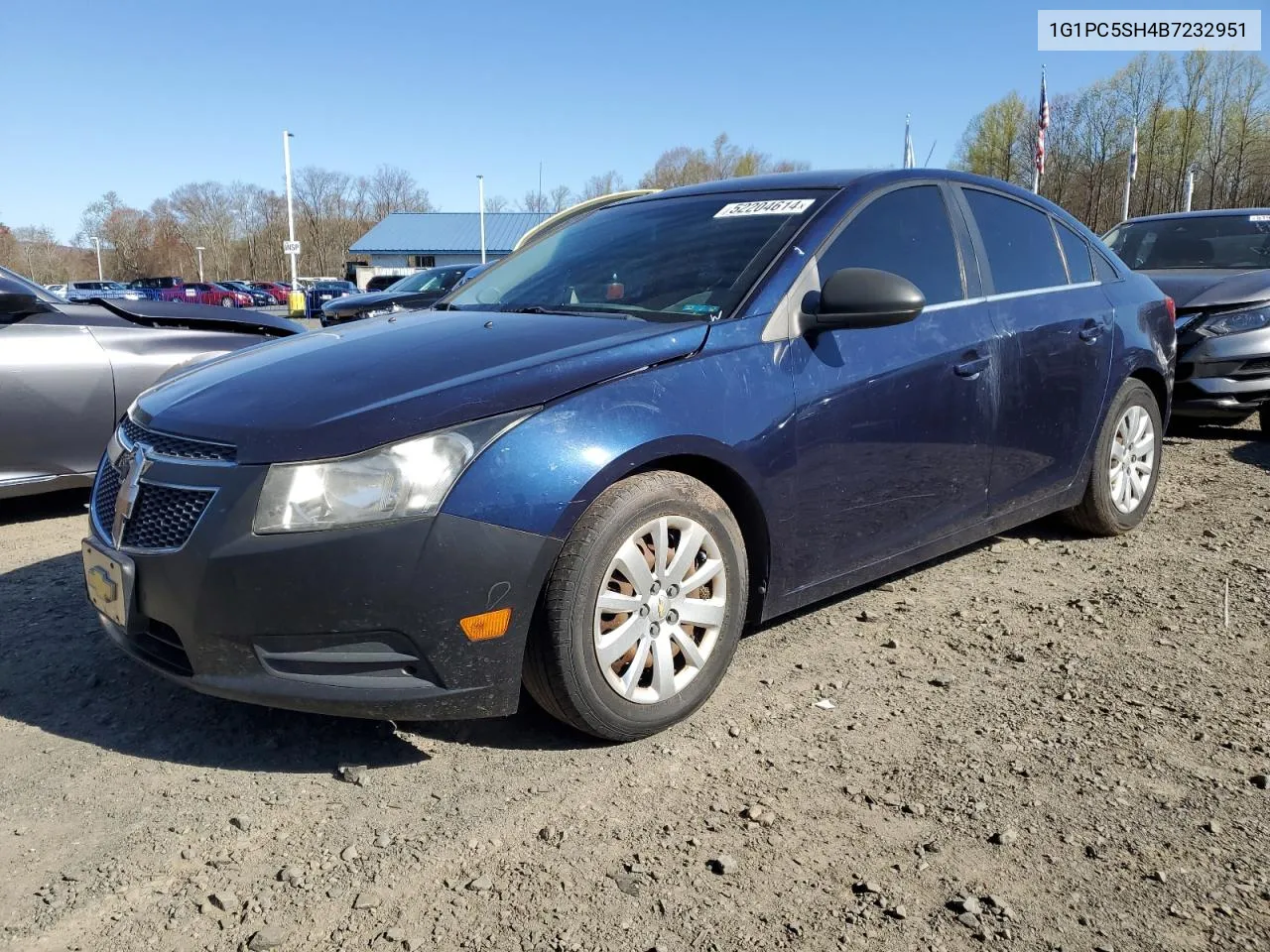 2011 Chevrolet Cruze Ls VIN: 1G1PC5SH4B7232951 Lot: 52204614