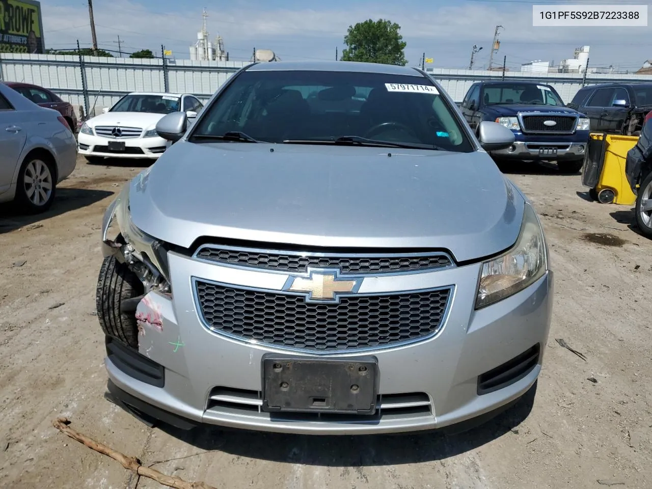 1G1PF5S92B7223388 2011 Chevrolet Cruze Lt