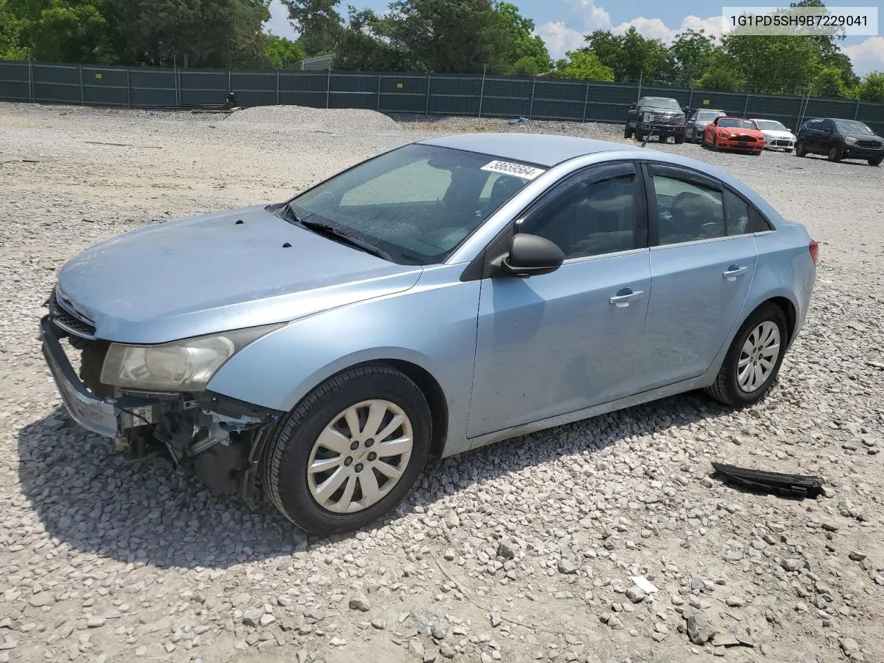 2011 Chevrolet Cruze Ls VIN: 1G1PD5SH9B7229041 Lot: 58659564