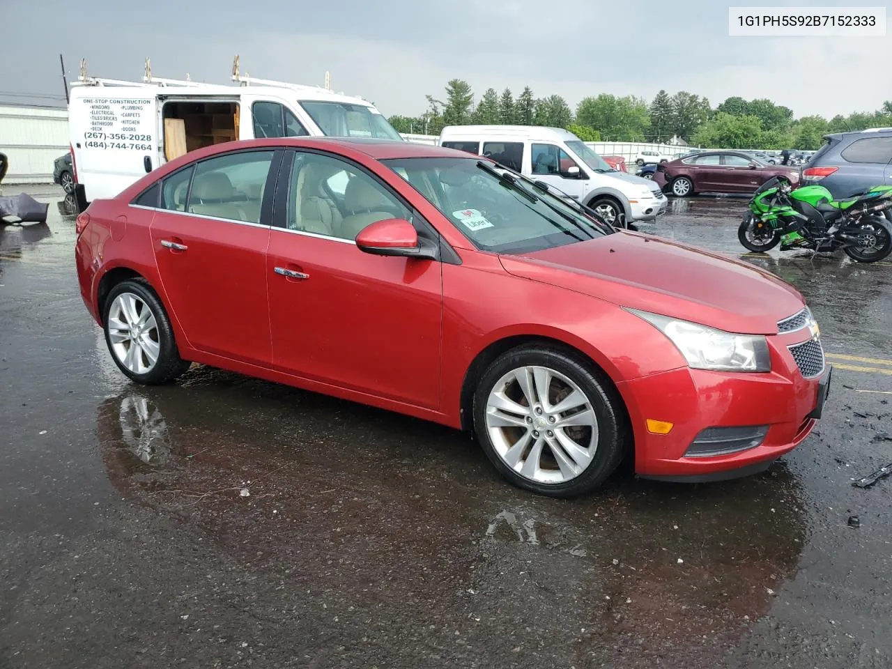 2011 Chevrolet Cruze Ltz VIN: 1G1PH5S92B7152333 Lot: 60494144