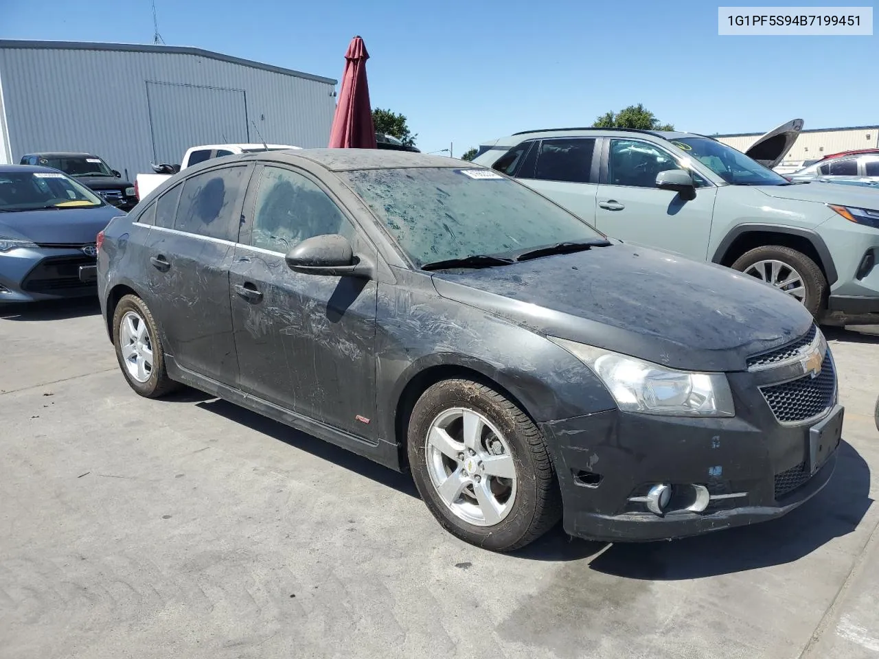 2011 Chevrolet Cruze Lt VIN: 1G1PF5S94B7199451 Lot: 61662034