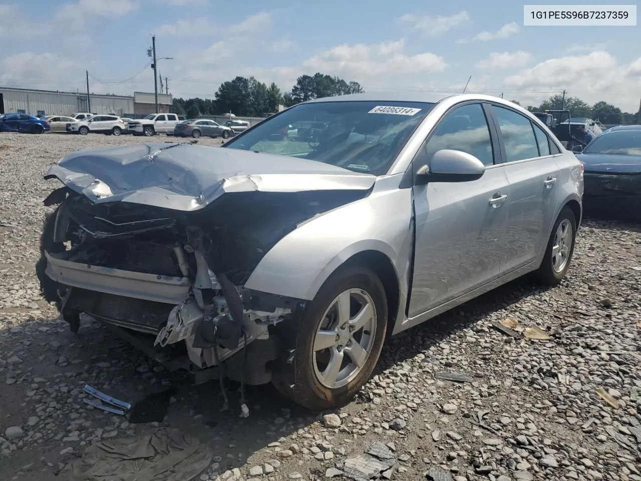 2011 Chevrolet Cruze Lt VIN: 1G1PE5S96B7237359 Lot: 64086314