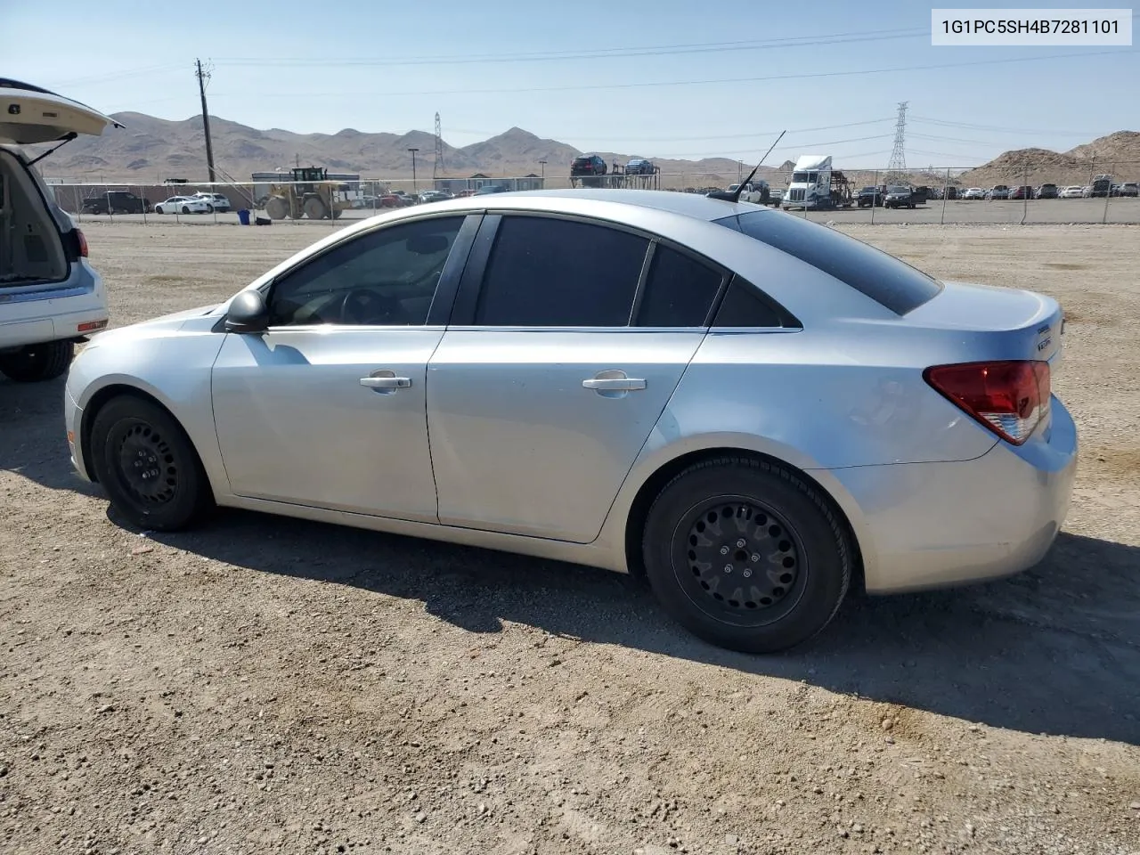 1G1PC5SH4B7281101 2011 Chevrolet Cruze Ls